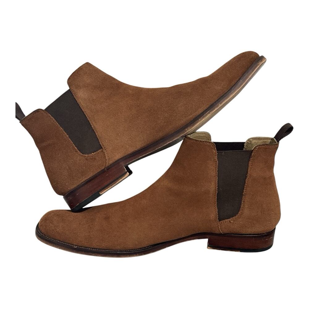 Aldo Men's Chelsea Ankle Boots Suede Size 13 M Autumn Brown
